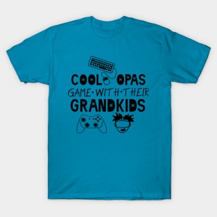 Cool Opas Game with their Grandkids T-Shirt